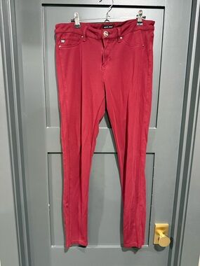 Dear John Slim Stretch Jeggings- Deep Red